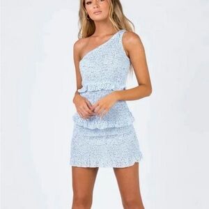 Princess Polly One Shoulder Elza Mini Dress